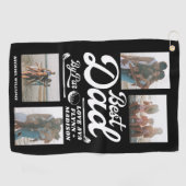 プロフおもしろいァー最高のパパ(Par Photo) |父の日 ゴルフタオル (横)