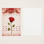 プロファイファッションドルカースタイリッシュドカードの新年度 (正面&裏面)