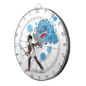 プロファイルされたインクダーツボード ダーツボード (正面右)