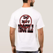 プロファイルしない – Tシャツ (裏面)