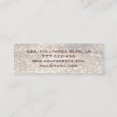 プロファイルエレガントモノグラム スキニー名刺 (裏面)