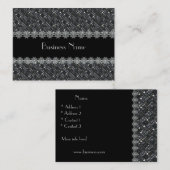 プロファイルカードのビジネスシークインレース(48-037) 名刺 (正面/裏面)