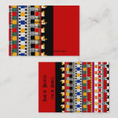 プロファイルカードのビジネスメキシカンのパタカスタマイズーン – 名刺 (正面/裏面)