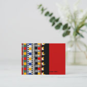 プロファイルカードのビジネスメキシカンのパタカスタマイズーン – 名刺 (スタンド正面)