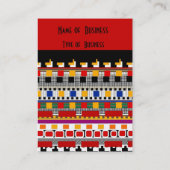 プロファイルカードのビジネスメキシカンのパタカスタマイズーン – 名刺 (裏面)