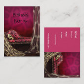 プロファイルカードのビジネス内部デザイン 名刺 (正面/裏面)