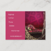 プロファイルカードのビジネス内部デザイン 名刺 (裏面)