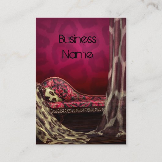 プロファイルカードのビジネス内部デザイン 名刺 (正面)