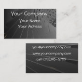 プロファイルカードテンプレート 名刺 (正面/裏面)