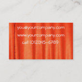 プロファイルカードテンプレート 名刺 (裏面)