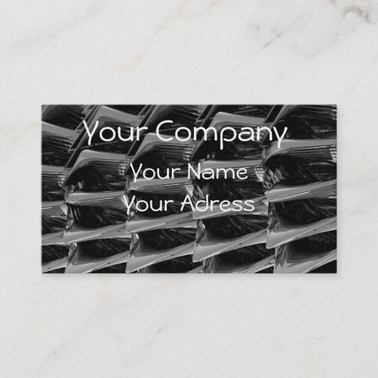 プロファイルカードテンプレート 名刺 (正面)