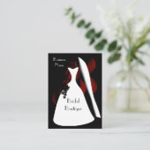 プロファイルカードブライダルドレスブティックビジネス2 名刺 (スタンド正面)