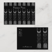 プロファイルカードヴィンテージアフリカマスク 名刺 (正面/裏面)