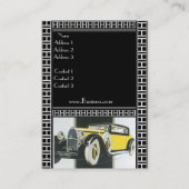 プロファイルカードヴィンテージカー 名刺 (裏面)