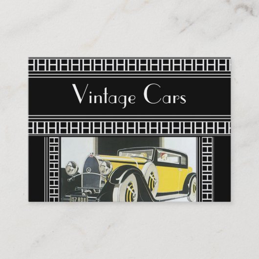 プロファイルカードヴィンテージカー 名刺 (正面)