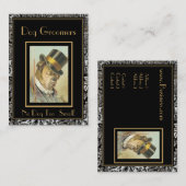 プロファイルカードヴィンテージドッグトリマー2フレーム 名刺 (正面/裏面)