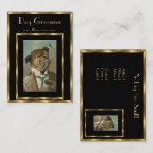 プロファイルカードヴィンテージドッグトリマー2 名刺 (正面/裏面)