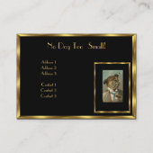 プロファイルカードヴィンテージドッグトリマー2 名刺 (裏面)