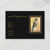 プロファイルカードヴィンテージドッグトリマー3 名刺 (裏面)