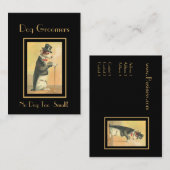 プロファイルカードヴィンテージドッグトリマー3 名刺 (正面/裏面)