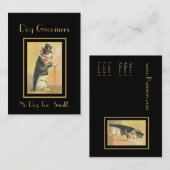 プロファイルカードヴィンテージドッグトリマー4 名刺 (正面/裏面)