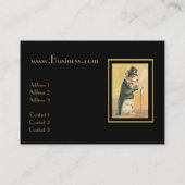 プロファイルカードヴィンテージドッグトリマー4 名刺 (裏面)