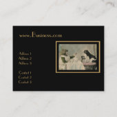 プロファイルカードヴィンテージドッグトリマー5 名刺 (裏面)