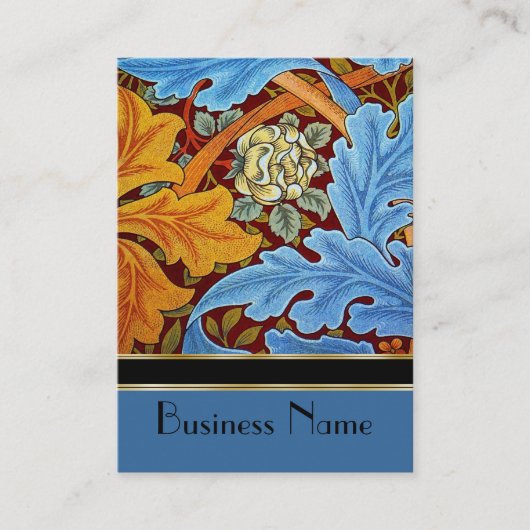 プロファイルカードヴィンテージプリントWilliam Morris 名刺 (正面)