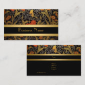 プロファイルカードヴィンテージプリントWilliam Morris 名刺 (正面/裏面)