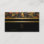 プロファイルカードヴィンテージプリントWilliam Morris 名刺 (裏面)