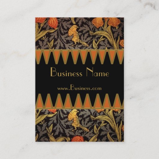 プロファイルカードヴィンテージプリントWilliam Morris 2 名刺