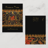 プロファイルカードヴィンテージプリントWilliam Morris 3 名刺 (正面/裏面)