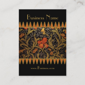 プロファイルカードヴィンテージプリントWilliam Morris 3 名刺