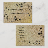 プロファイルカード事業エンボス旧紙(002G006) 名刺 (正面/裏面)