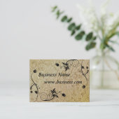 プロファイルカード事業エンボス旧紙(002G006) 名刺 (スタンド正面)