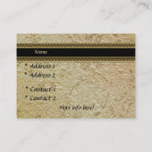 プロファイルカード事業エンボス旧紙(002G006) 名刺 (裏面)