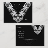 プロファイルカード華美のビジネスレース(003) 名刺 (正面/裏面)