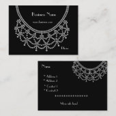 プロファイルカード華美のビジネス宝石(010) 名刺 (正面/裏面)