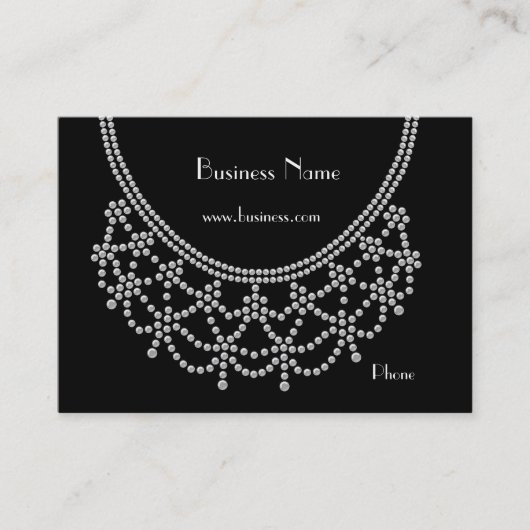 プロファイルカード華美のビジネス宝石(010) 名刺 (正面)