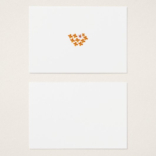 プロファイルカード (正面&裏面)