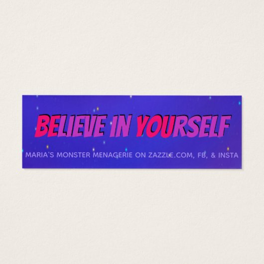 プロファイルカード (裏面)