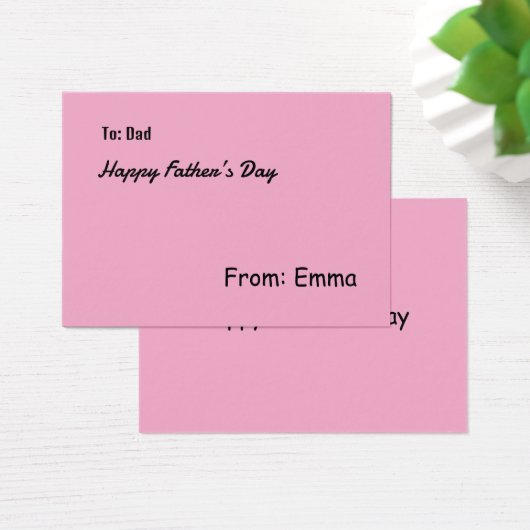 プロファイルカード (デスク)