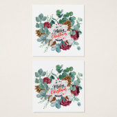 プロファイルカード、正方形サイズのプロファイルカード、2.5インチx 2.5インチ (正面&裏面)