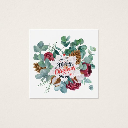 プロファイルカード、正方形サイズのプロファイルカード、2.5インチx 2.5インチ (正面)