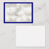 プロファイルカー結婚ドの座席表テンプレート プレイスカード (正面/裏面)