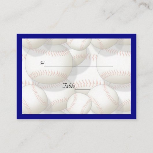 プロファイルカー結婚ドの座席表テンプレート プレイスカード (正面)