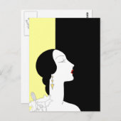 プロファイル内のアールデコ ポストカード (正面/裏面)