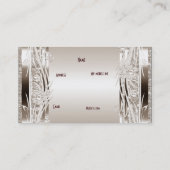 プロファイル名刺セピアフローラ 名刺 (裏面)