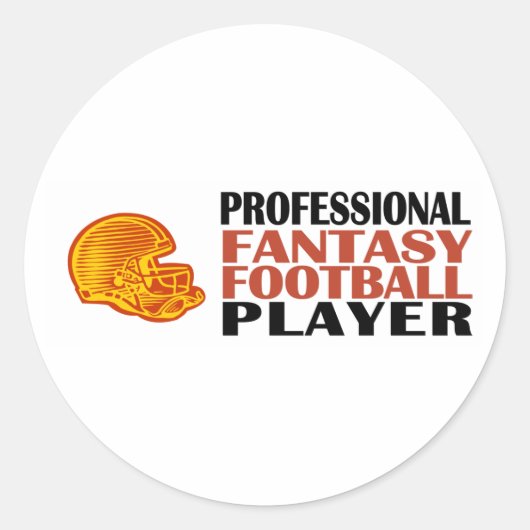 プロファンタジーサッカー選手 ラウンドシール (正面)
