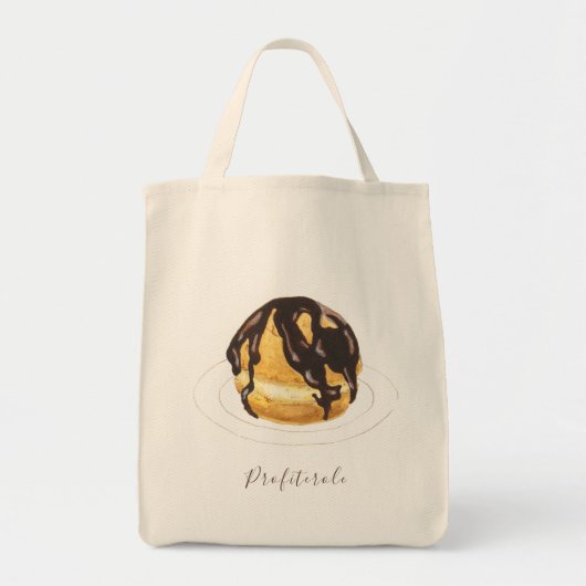 プロフィテロールの水色 トートバッグ (正面)